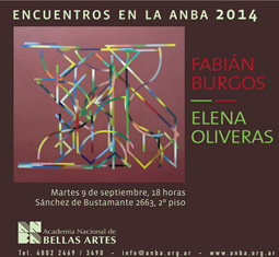 Fabián Burgos en la ANBA