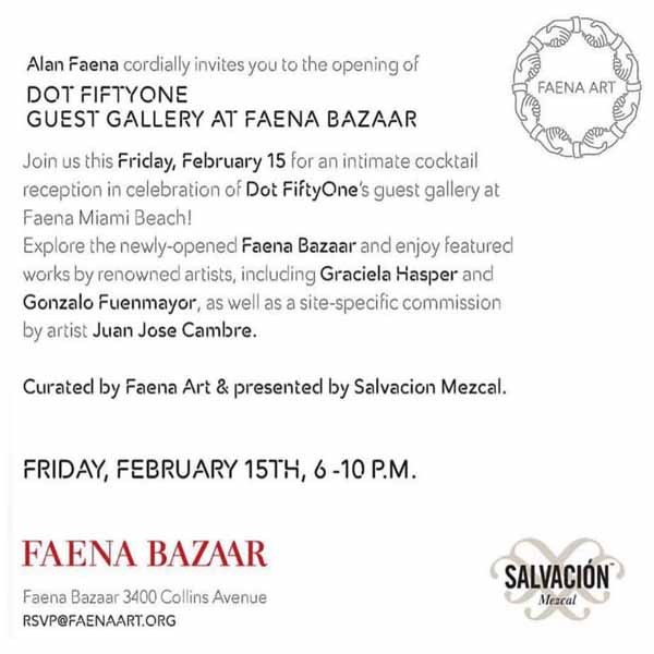 Juan José CAMBRE en el FAENA Miami
