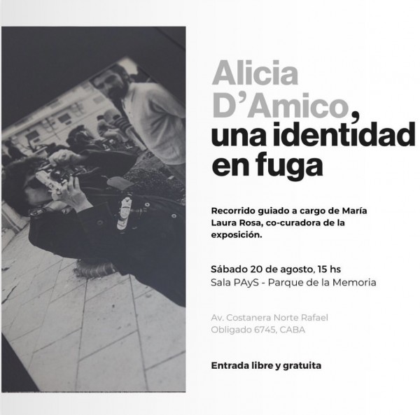 ALICIA D´AMICO EN PARQUE DE LA MEMORIA