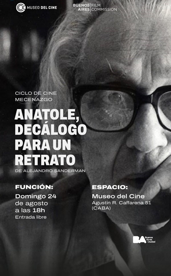 ANATOLE, DECÁLOGO PARA UN RETRATO