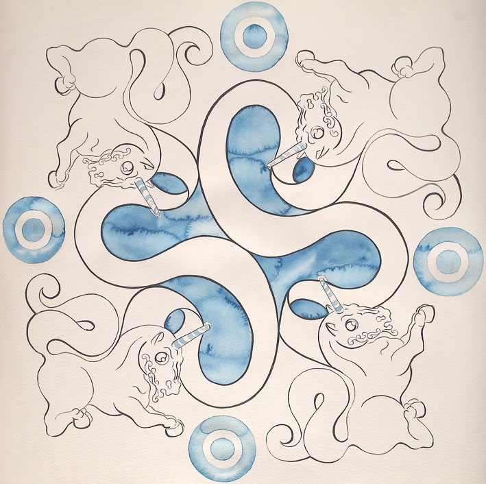 Azulejo unicornio 