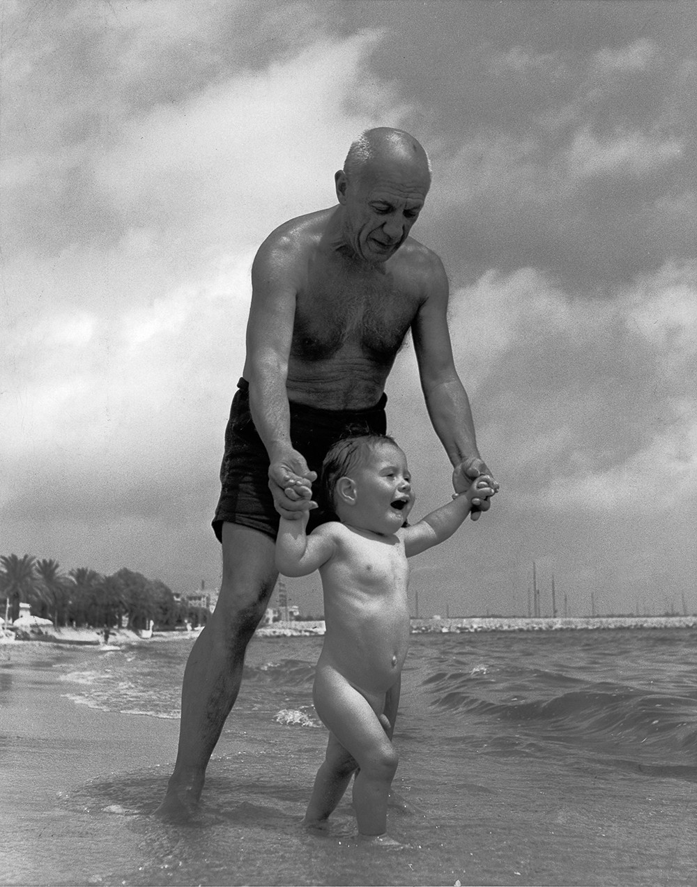 Picasso y su hijo Claude