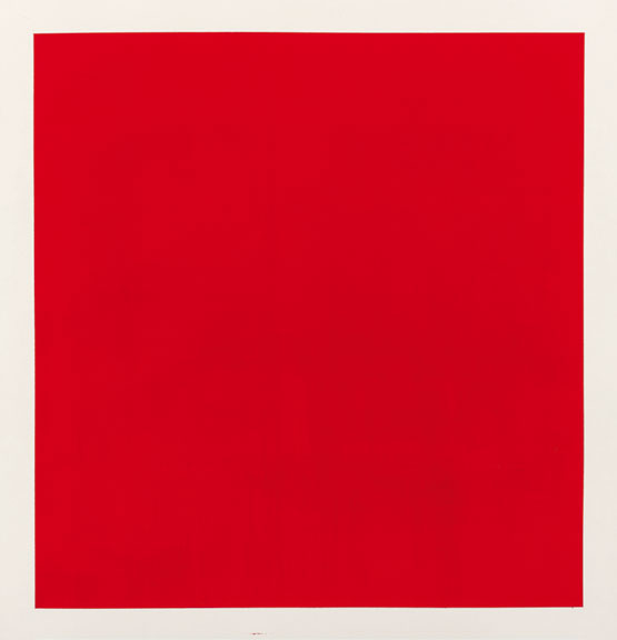 Sin título (rojo de cadmio oscuro / carm