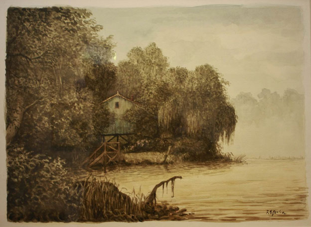 Paisaje con casita