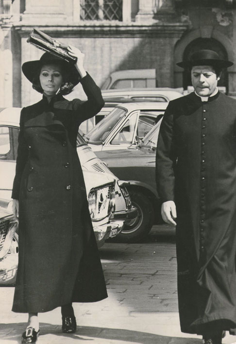 Sophia Loren y Marcello Mastroianni en L