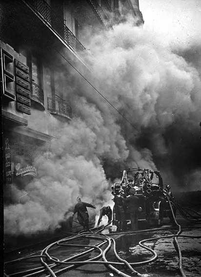Incendio en la tienda El coloso